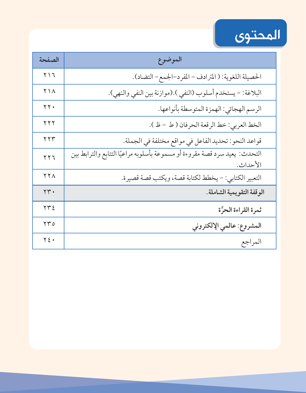 Kuwaiti Arabic Curriculum — Grade 5, Term 1 (لغتي العربية), page 135 — original page scan