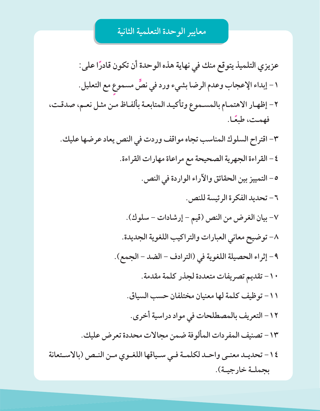 Kuwaiti Arabic Curriculum — Grade 4, Term 1 (لغتي العربية), page 85 — original page scan